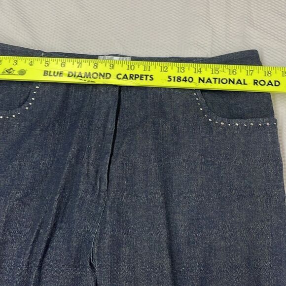 NWT 2 piece Da-Rue for Draper’s & Damon’s Denim pants & jacket Size 14 - Picture 13 of 14